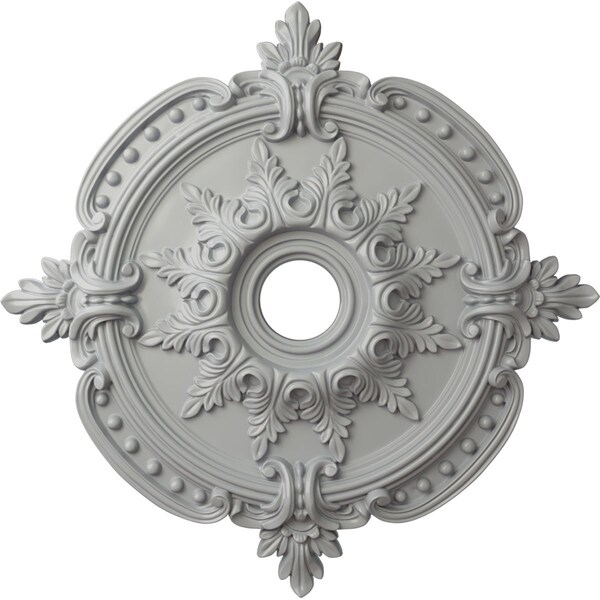 Ekena Millwork Benson Classic Ceiling Medallion (Fits Canopies up to 6 1/2"), 28 3/8"OD x 3 3/4"ID x 1 5/8"P, Frost CM28BEFRF - main